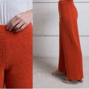 Rita Row Wide Leg Fleece Pants L